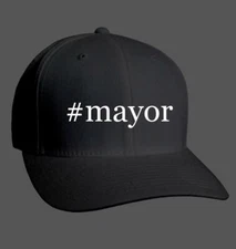 #mayor - Adult Hashtag Baseball Cap Hat NEW RARE