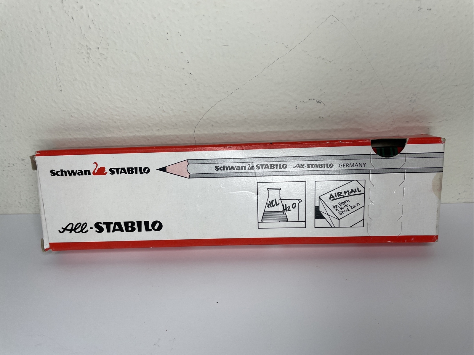 Vintage Schwan Stabilo 8008 Graphite Pencil Lot of 10 W/ Original Box-Never Used