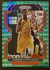 2022 WNBA PRIZM Green Anniversary #158 Tamika Catchings Fever 🔥🔥🔥
