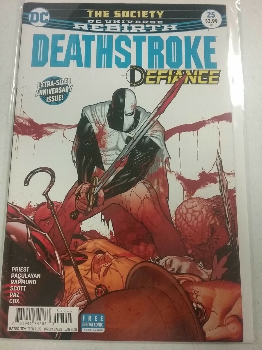 Deathstroke-Defiance #25 NM Rebirth The Society DC Comics NW143 | eBay
