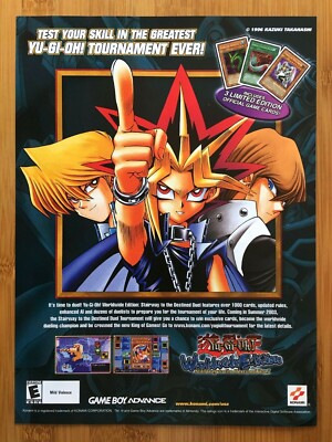 2003 Yu-Gi-Oh! Worldwide Edition GBA Print Ad/Poster Official YuGiOh Promo Art | eBay 2003 Yu-Gi-Oh! Worldwide Edition GBA Print Ad/Poster Official YuGiOh Promo Art | eBay
