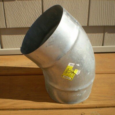 HVAC 6'' SHEET METAL 45 DEGREE ELBOW DUST COLLECTOR COLLECTION