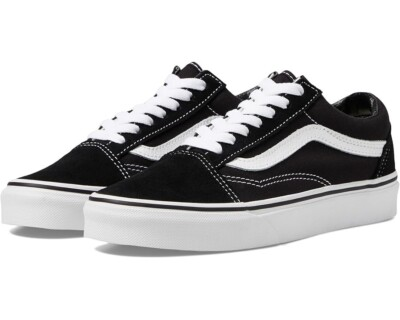 #ad New in Box Vans Classic Old Skool Sneakers Black White Fast Shipping $42.95