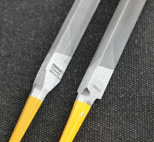 CORRADI CORINOX® Precision Files, Three square, 8", set of 2