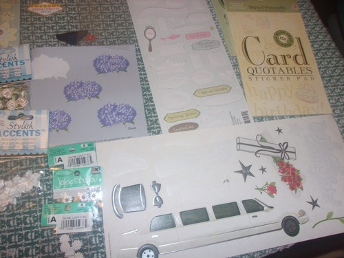 LARGE LOT OF STAMPIN UP CARDS INVITATIONS, STICKERS EMBELLISHMENTS - Picture 12 of 12