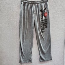Star Wars Men Sleepwear Medium Gray Lounge Pants Logo Death Trooper Drawstring