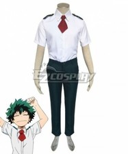 Boku No Hero Akademia Akademia Izuku Summer School Uniform Cosplay Costume E001