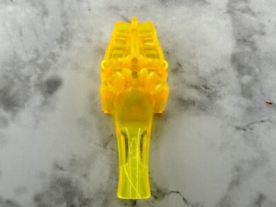 2003 Lego Rare Bionicle Trans Yellow Toothbrush Head Conector Block bb0967