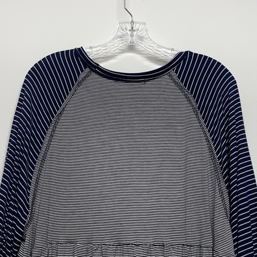 Jolt Size XL Navy Blue/White Striped Long Sleeve Top NWT - Picture 4 of 9