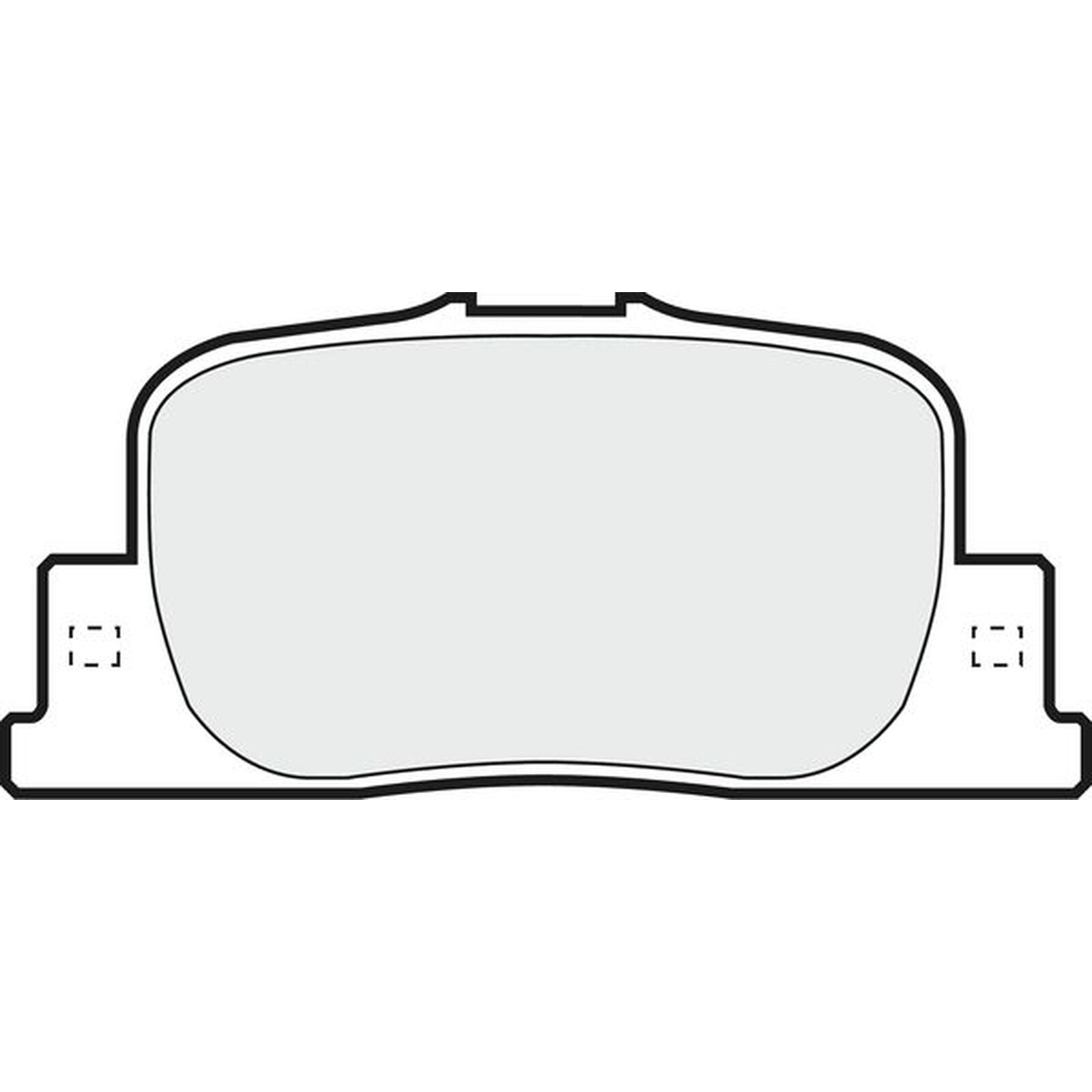 Apec Blue Brake Pads - Rear PD3541 - For Toyota Opa Prius Vista - OE Quality
