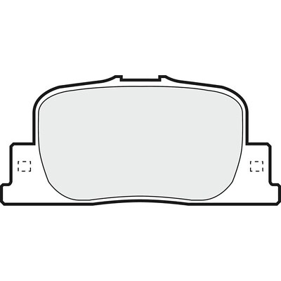 Apec Blue Brake Pads - Rear PD3541 - For Toyota Opa Prius Vista - OE Quality