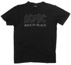Official AC DC T Shirt Back In Black Logo Rock Band Album Cover New M L XL XXL