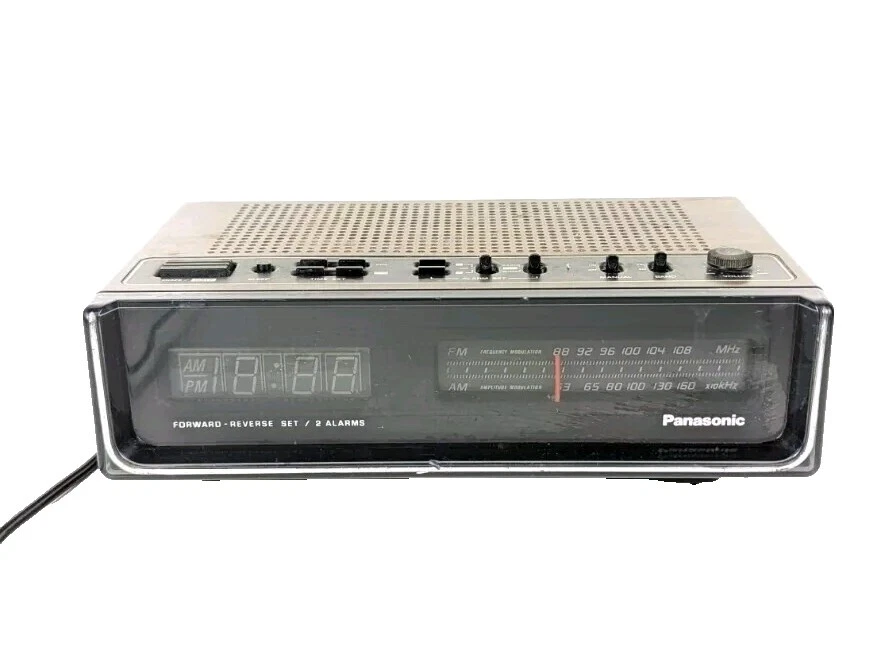 Relojes despertadores de madera Panasonic y Radio Reloj