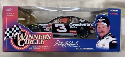 Dale Earnhardt Sr Winners Circle Nascar 1:24 Die Cast 3 Goodwrench Plus Hasbro