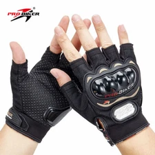 Men Women Dirt Bike Gloves Half Finger Motorcycle Glove for Motocross Riding Etc