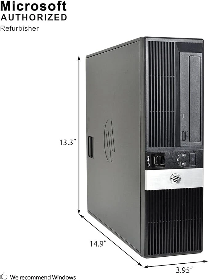 Computadora de escritorio HP rp5800 PC Intel Quad Core i5 8 GB 240 GB SSD Windows 10 Pro HD Foto 2 de 4