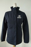 KARIBAN Men's Winter Parka Padded Jacket Coat Navy Blue Small