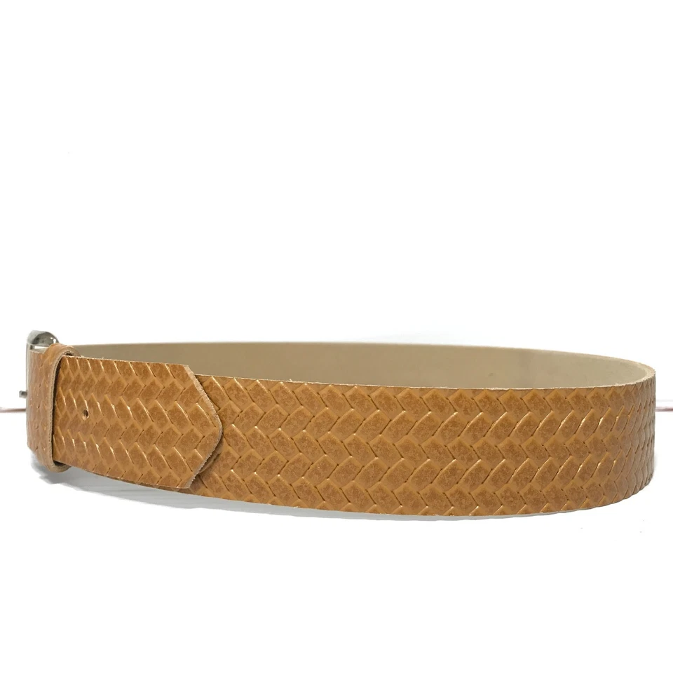 Mujer Cinturón XS Marrón De Colección Repujado Ancho Informal Vestido Jeans Vestido Damas Foto 2 de 4