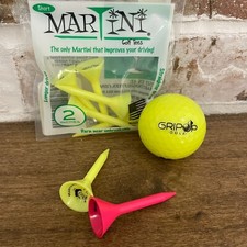 Martini 2 inch Golf Tees - Pink Or Yellow 6 Tees 