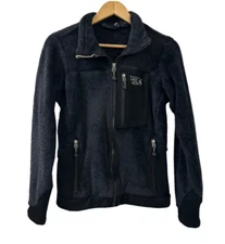 Mountain Hardwear Jacket Women's Polartec Full Zip Size Smal Black Fleece Sherpa
