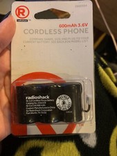 2302354 RadioShack Cordless Phone Battery 600mAh 3.6V