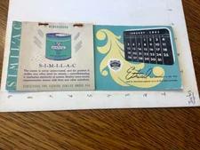 Original MEDICAL Blotter: SIMILAC - 1941 - w removed paper