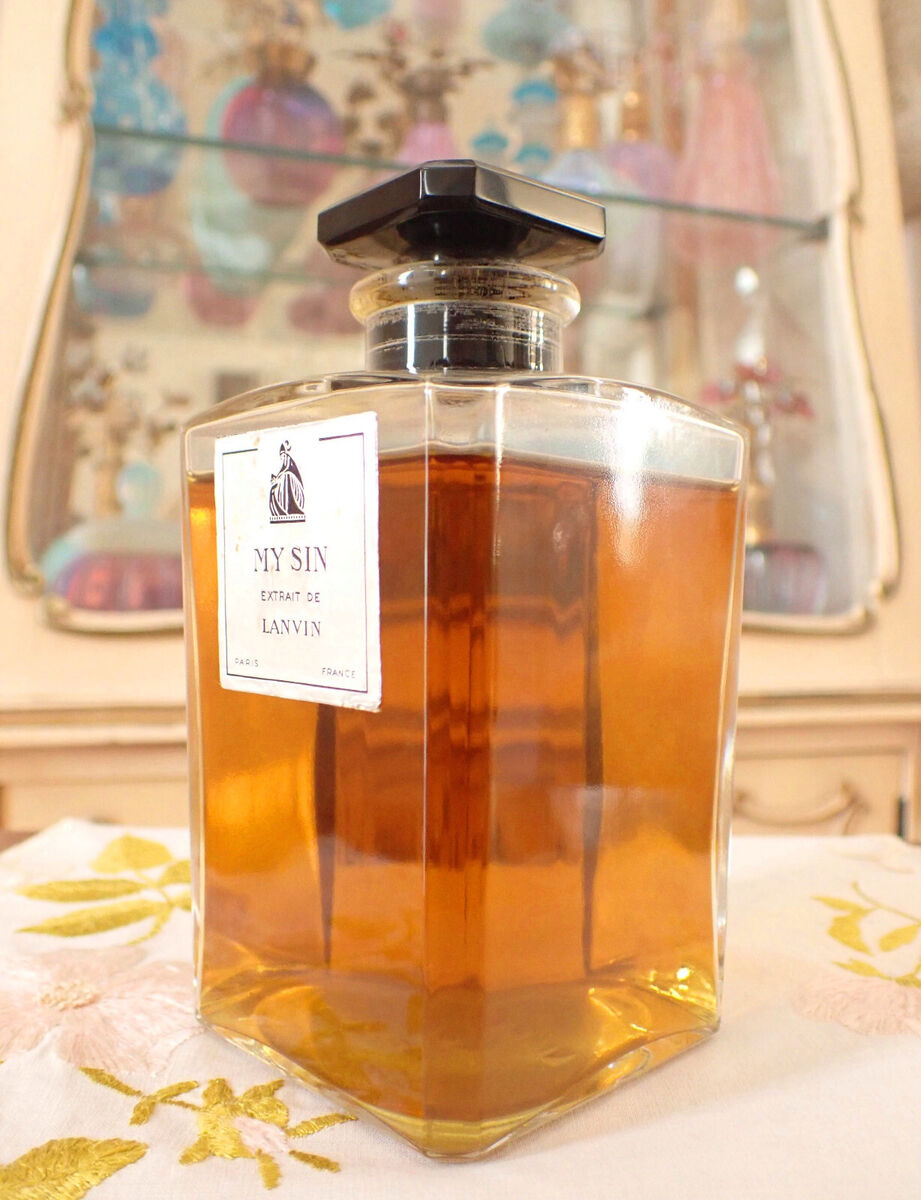 VTG 1930s ORIGINAL Jeanne Lanvin MY SIN Extrait Parfum 8 Oz 225g Splash w Evap | eBay VTG 1930s ORIGINAL Jeanne Lanvin MY SIN Extrait Parfum 8 Oz 225g Splash w Evap | eBay
