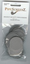 1 1/2" (1.50") 100+ COUNT STAINLESS STEEL PIPE SCREEN FILTER Made in the USA