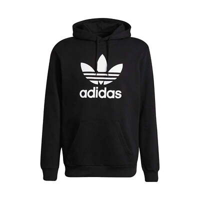Adidas Men's Originals Adicolor Classics Trefoil Hoodie Black