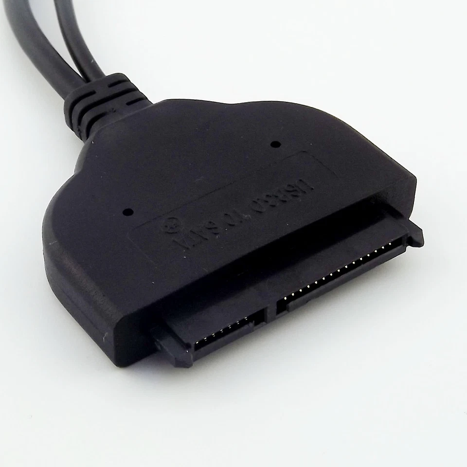 Hard Disk Drive SATA 2.5" 7+15 Pin 22Pin to USB 3.0 + USB 2.0 Data Adapter Cable - Image 4 of 4