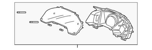 Conjunto de medidor para Honda CR-V 2018-2020 (P/N 78100-TLA-A12)