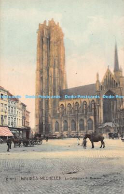 R182476 O Nr. 1. Malines Mechelen. La Cathedrale St. Rombaut. O. Spanoghe
