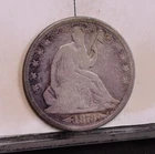 1873-CC Liberty Seated Half Dollar - Fine Details, Old Cleaned (#58249-L)