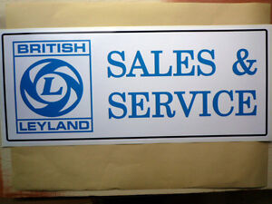 British Leyland Logo Voiture/Van/Fenêtre/Autocollant-Idéal pour BL Mini-Large