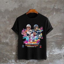 Seattle Seahawks vs New England Patriots NFL Champions Game Tshirt