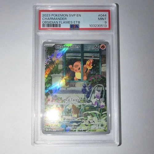 Pokémon Charmander 044 Sv: Scarlet & Violet Promo Holo PSA 9 Obsidian Flames