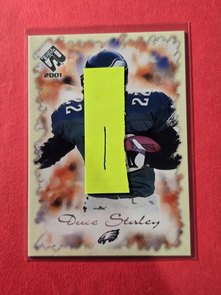 2001 Private Stock #75 Duce Staley, cd1 - Image 3 of 3