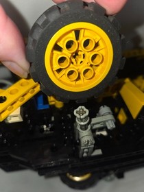 Lego Set 8438 Pneumatic Technic Crane Truck Yellow Black Retired Set~ Read