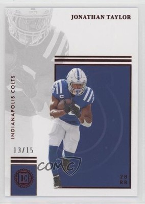 2022 Panini Encased Ruby 13/15 Jonathan Taylor #5 rf2