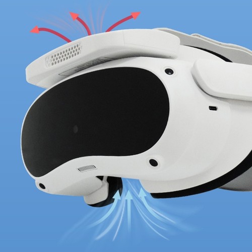 Light-Proof VR Air Circulation Facial Interface Cooling Fan for Pico 4 Headset - Picture 5 of 8