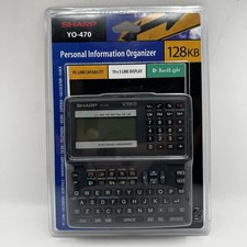 Vintage Sharp YO-470 Personal Information Organizer PDA 128 KB Brand New