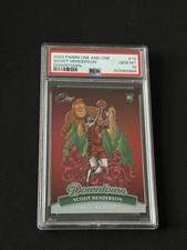2023-24 Panini One and One Scoot Henderson Downtown RC SSP PSA 10 