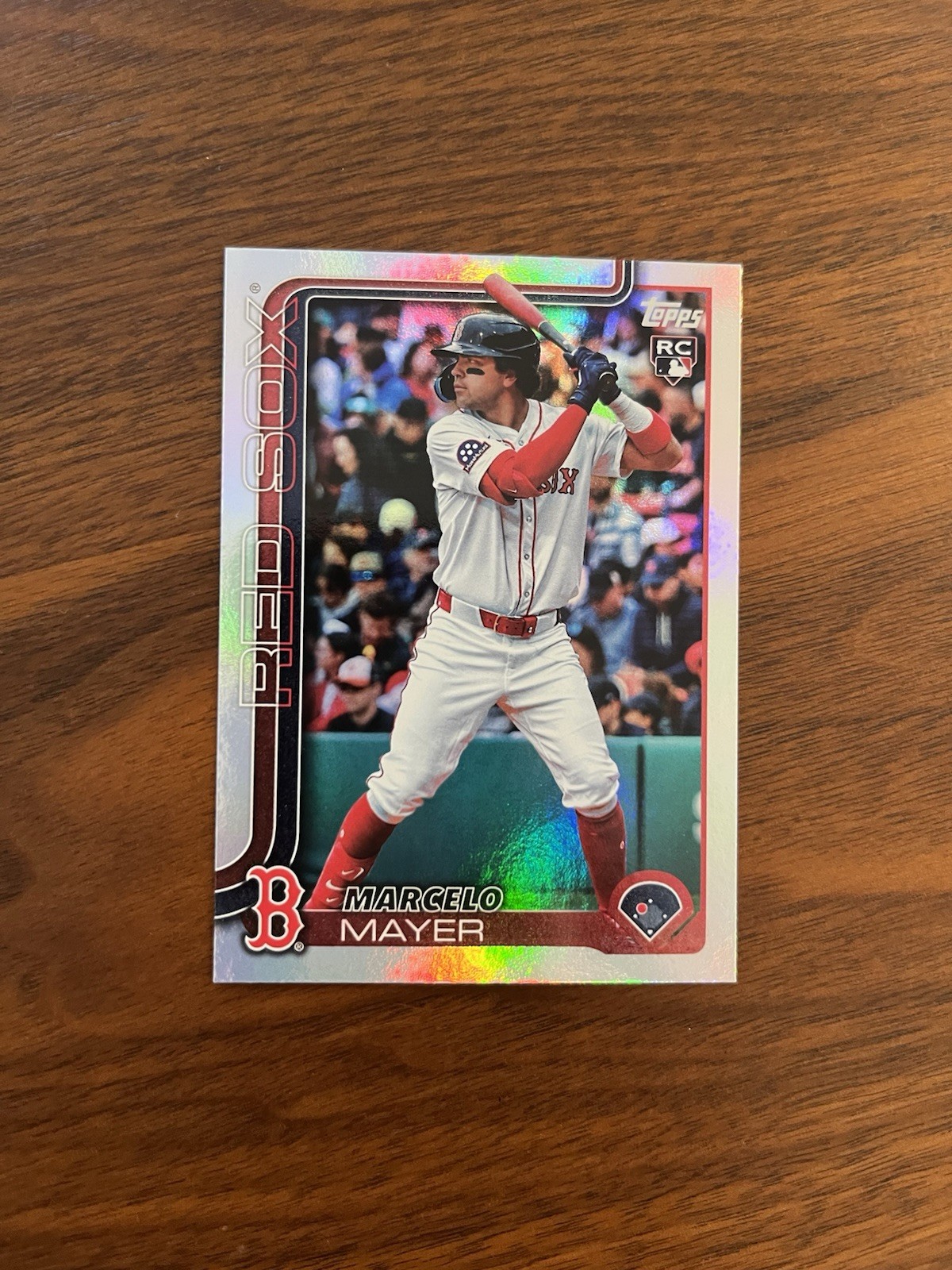 2025 Topps Update Baseball #US276 Marcelo Mayer Rainbow Foil Rookie Debut