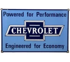 VINTAGE CHEVROLET PORCELAIN SIGN GENERAL MOTORS DEALERSHIP GAS OIL FORD PICK UP