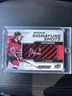 2019-20 Upper Deck Engrained Hockey Jack Hughes Rookie Signature Shots Autograph