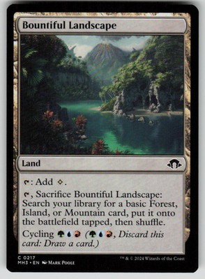 Bountiful Landscape Common Modern Horizons 3 217 MTG Near Mint 2024