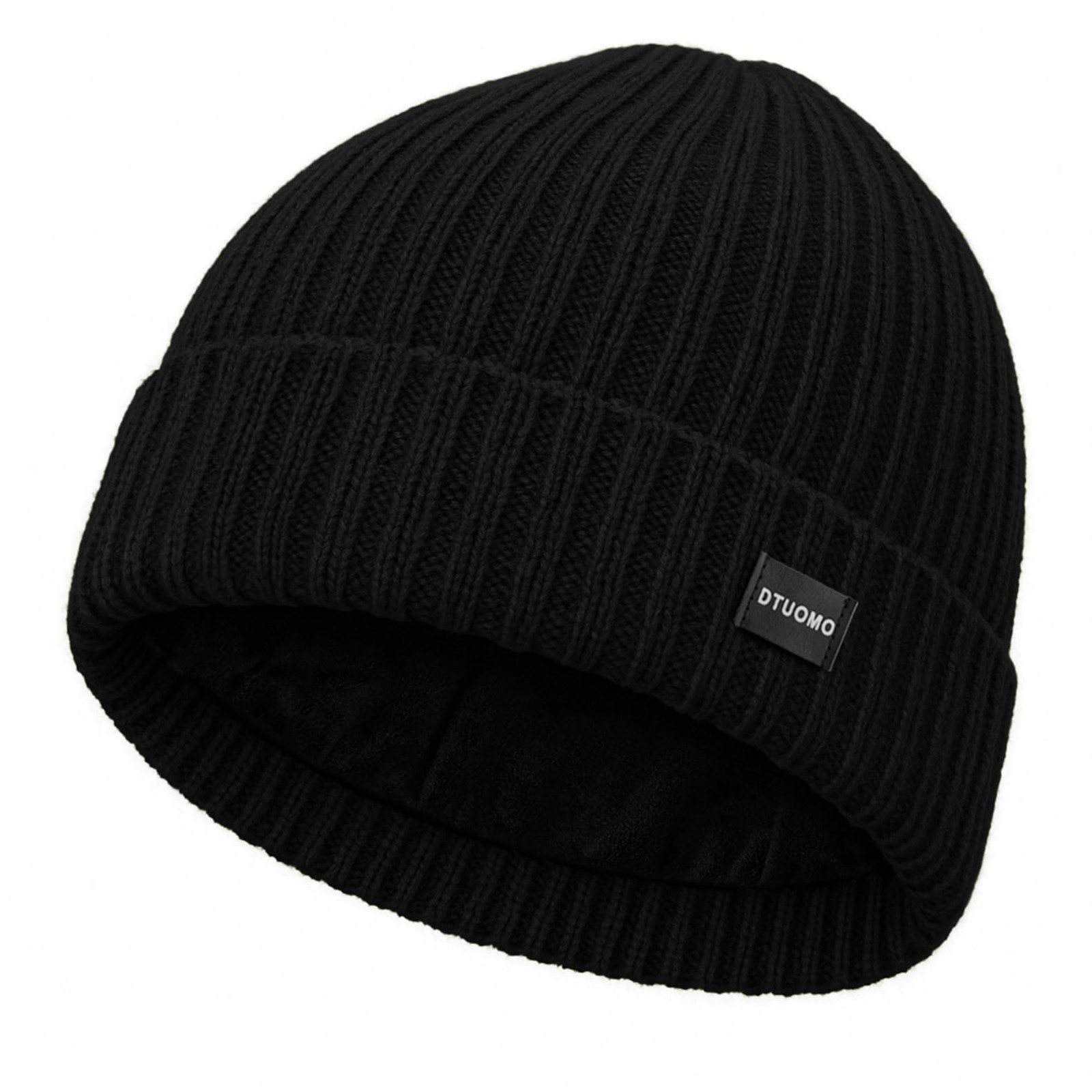 Winter Beanie Merino Wool Fleece Lined for Men Women Soft Warm Knit Hat Ski S...