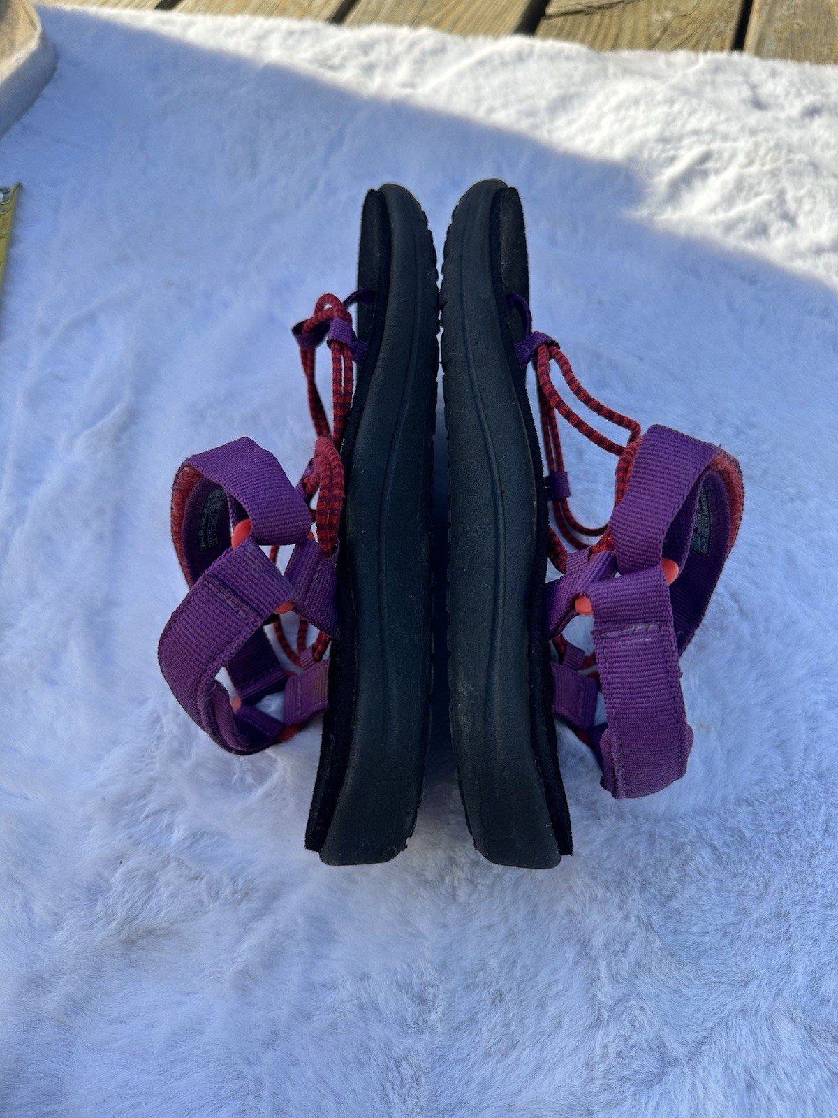 Teva Womens Voya Infinity Sandals Purple Red Comfort Strappy