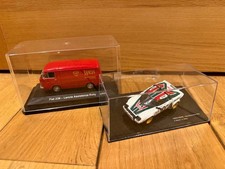 Lancia Stratos & Fiat 238 Model Set 1/43 Scale Display Case, Excellent Conditio