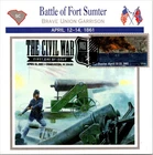 Dr Jim Stamps Maximum Card Fort Sumter 1861 Forever The Civil War Fdc